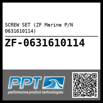 SCREW SET (ZF Marine P/N 0631610114)