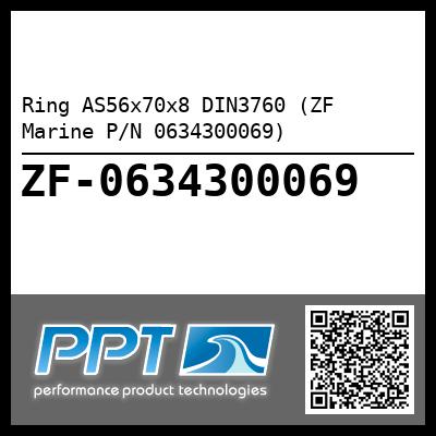 Ring AS56x70x8 DIN3760 (ZF Marine P/N 0634300069)