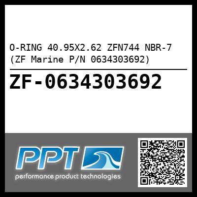 O-RING 40.95X2.62 ZFN744 NBR-7 (ZF Marine P/N 0634303692)