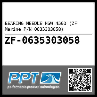 BEARING NEEDLE HSW 450D (ZF Marine P/N 0635303058)