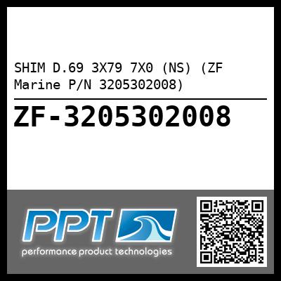 SHIM D.69 3X79 7X0 (NS) (ZF Marine P/N 3205302008)