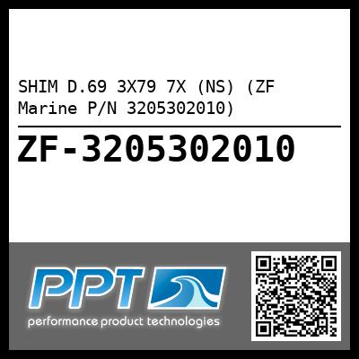 SHIM D.69 3X79 7X (NS) (ZF Marine P/N 3205302010)