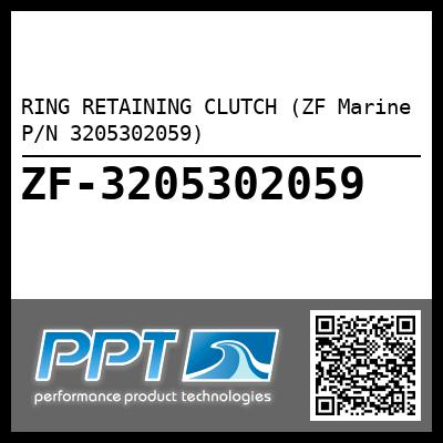 RING RETAINING CLUTCH (ZF Marine P/N 3205302059)