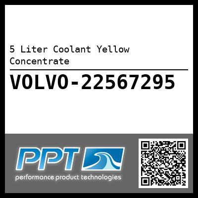 5 Liter Coolant Yellow Concentrate