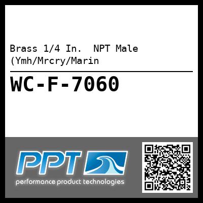 Brass 1/4 In.  NPT Male (Ymh/Mrcry/Marin