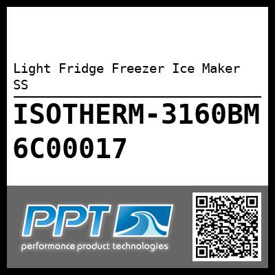 Light Fridge Freezer Ice Maker SS