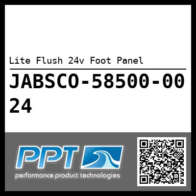 Lite Flush 24v Foot Panel