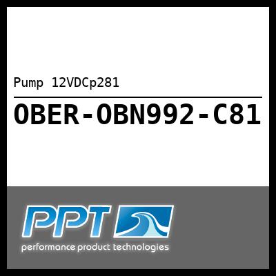 Pump 12VDCp281 Pump 12VDCp281