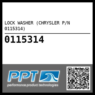 LOCK WASHER (CHRYSLER P/N 0115314) - Click Here to See Product Details