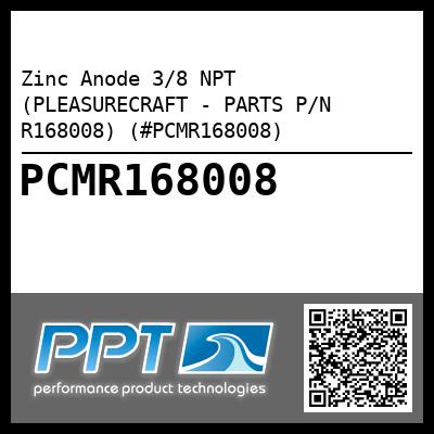 Zinc Anode 3/8 NPT (PLEASURECRAFT - PARTS P/N R168008) (#PCMR168008)
