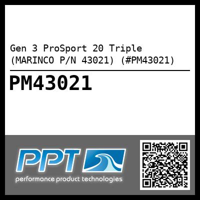 Gen 3 ProSport 20 Triple (MARINCO P/N 43021) (#PM43021)