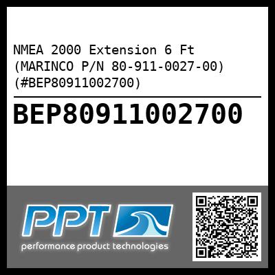 NMEA 2000 Extension 6 Ft (MARINCO P/N 80-911-0027-00) (#BEP80911002700)