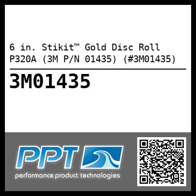 6 in. Stikit™ Gold Disc Roll P320A (3M P/N 01435) (#3M01435)