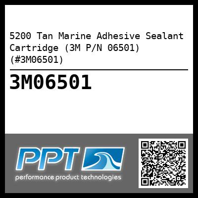 5200 Tan Marine Adhesive Sealant Cartridge (3M P/N 06501) (#3M06501)