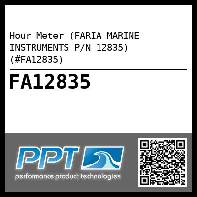 Hour Meter (FARIA MARINE INSTRUMENTS P/N 12835) (#FA12835)