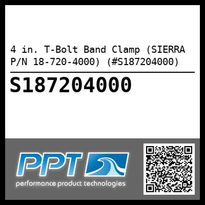 4 in. T-Bolt Band Clamp (SIERRA P/N 18-720-4000) (#S187204000)