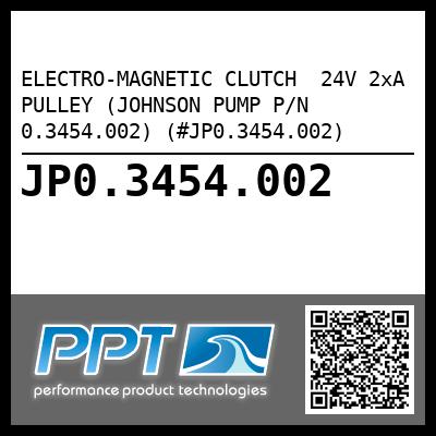 ELECTRO-MAGNETIC CLUTCH  24V 2xA PULLEY (JOHNSON PUMP P/N 0.3454.002) (#JP0.3454.002)