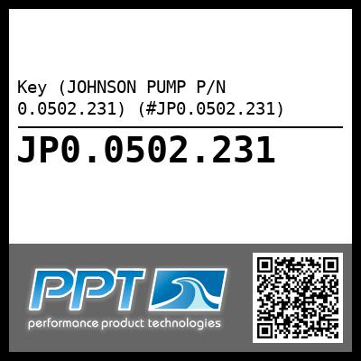 Key (JOHNSON PUMP P/N 0.0502.231) (#JP0.0502.231)