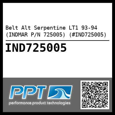Belt Alt Serpentine LT1 93-94 (INDMAR P/N 725005) (#IND725005)