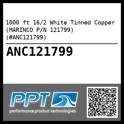 1000 ft 16/2 White Tinned Copper (MARINCO P/N 121799) (#ANC121799)