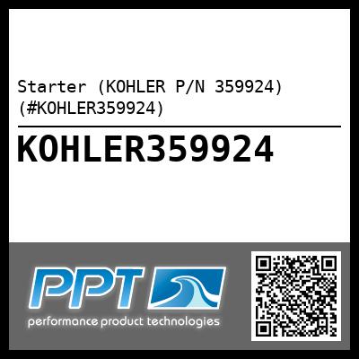 Starter (KOHLER P/N 359924) (#KOHLER359924)