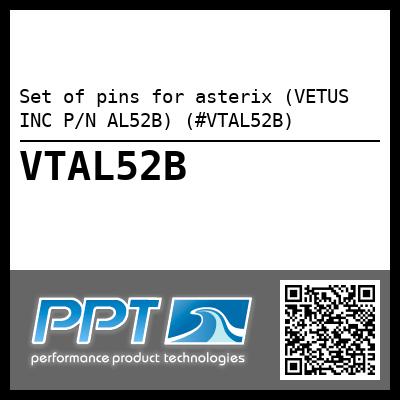 Set of pins for asterix (VETUS INC P/N AL52B) (#VTAL52B)