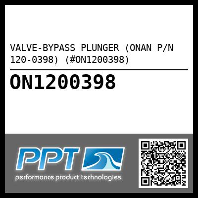 VALVE-BYPASS PLUNGER (ONAN P/N 120-0398) (#ON1200398)
