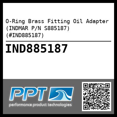 O-Ring Brass Fitting Oil Adapter (INDMAR P/N S885187) (#IND885187)