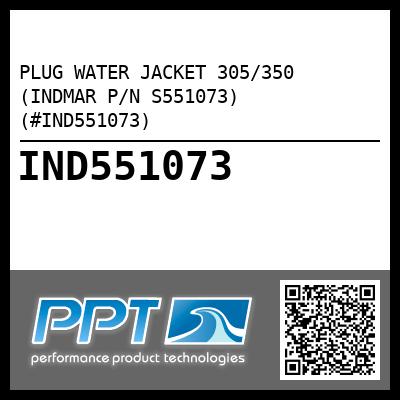 PLUG WATER JACKET 305/350 (INDMAR P/N S551073) (#IND551073)