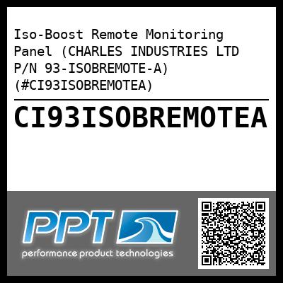Iso-Boost Remote Monitoring Panel (CHARLES INDUSTRIES LTD P/N 93-ISOBREMOTE-A) (#CI93ISOBREMOTEA)