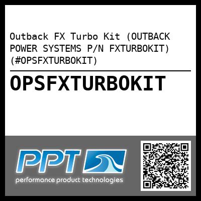 Outback FX Turbo Kit (OUTBACK POWER SYSTEMS P/N FXTURBOKIT) (#OPSFXTURBOKIT)