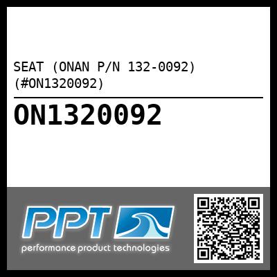 SEAT (ONAN P/N 132-0092) (#ON1320092)