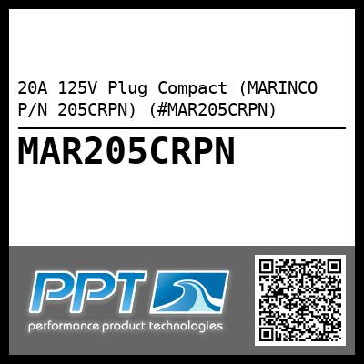 20A 125V Plug Compact (MARINCO P/N 205CRPN) (#MAR205CRPN)