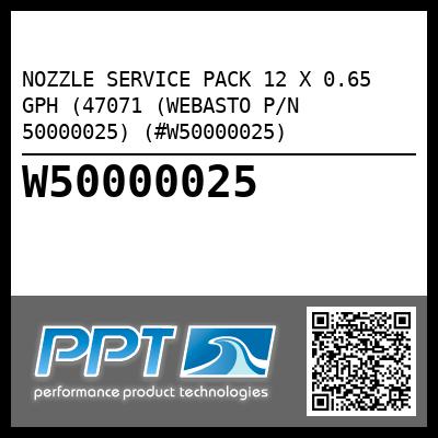 NOZZLE SERVICE PACK 12 X 0.65 GPH (47071 (WEBASTO P/N 50000025) (#W50000025)