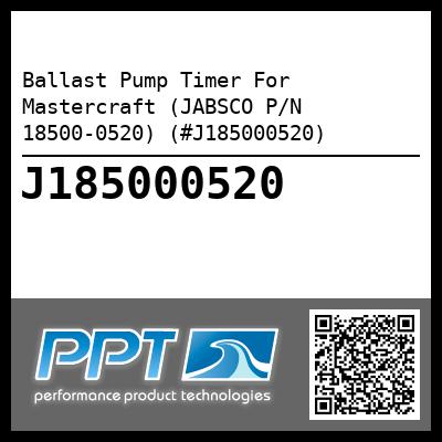 Ballast Pump Timer For Mastercraft (JABSCO P/N 18500-0520) (#J185000520)