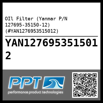 OIl Filter (Yanmar P/N 127695-35150-12) (#YAN1276953515012)