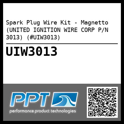 Spark Plug Wire Kit - Magnetto (UNITED IGNITION WIRE CORP P/N 3013) (#UIW3013)