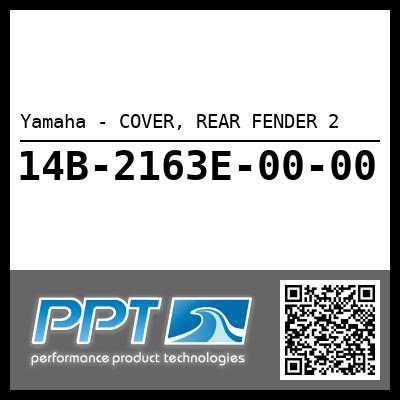 Yamaha - COVER, REAR FENDER 2
