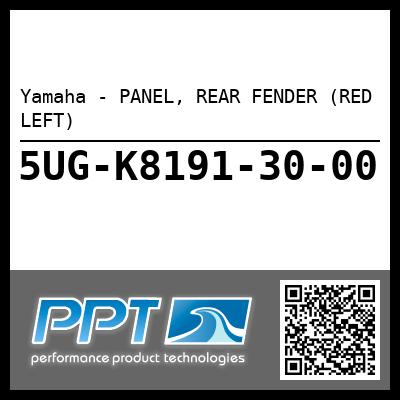 Yamaha - PANEL, REAR FENDER (RED LEFT)