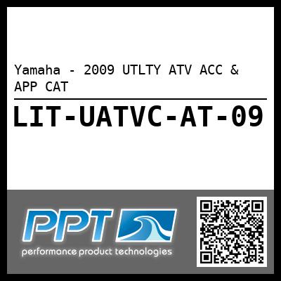 Yamaha - 2009 UTLTY ATV ACC & APP CAT