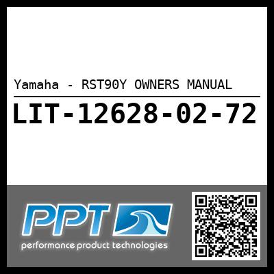 Yamaha - RST90Y OWNERS MANUAL