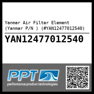 Yanmar Air Filter Element (Yanmar P/N ) (#YAN12477012540)