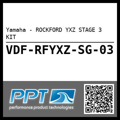 Yamaha - ROCKFORD YXZ STAGE 3 KIT