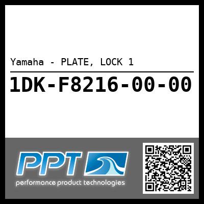 Yamaha - PLATE, LOCK 1