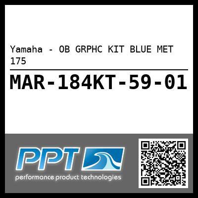 Yamaha - OB GRPHC KIT BLUE MET 175