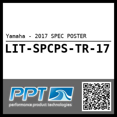 Yamaha - 2017 SPEC POSTER