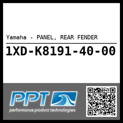 Yamaha - PANEL, REAR FENDER