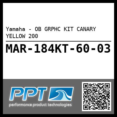 Yamaha - OB GRPHC KIT CANARY YELLOW 200