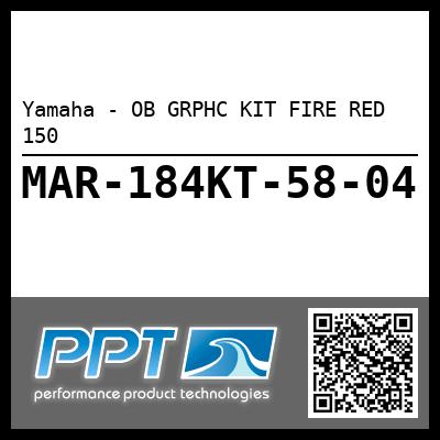 Yamaha - OB GRPHC KIT FIRE RED 150