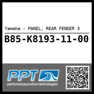 Yamaha - PANEL, REAR FENDER 3